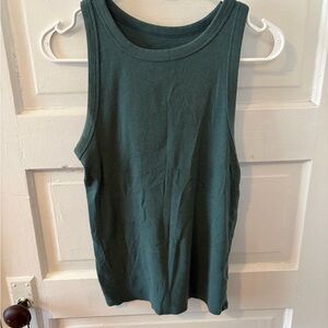 A New Day Dark Green Tank Top